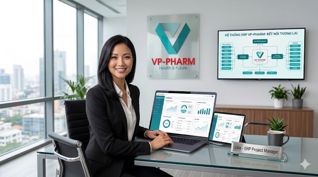 VP-PHARM ERP project manager workspace